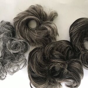 Curly Messy Bun Hair Piece Scrunchie unworn
Bundle of 4